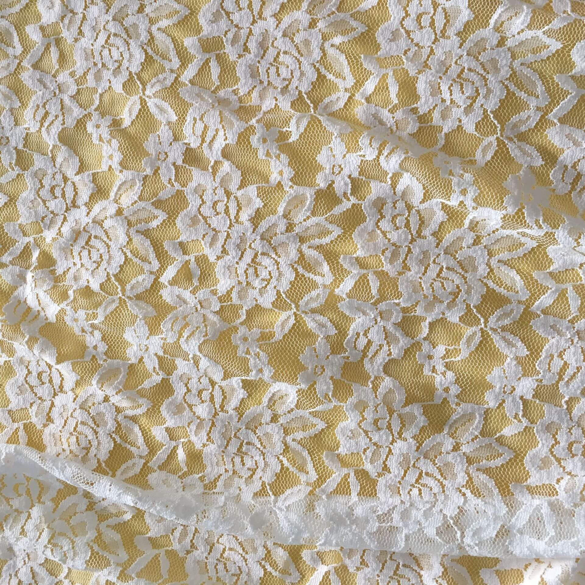 Lace Fabric Dress Peony Nylon Warp Knit for Women's Wear Wholesale Sup 6